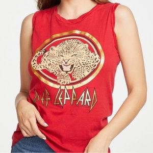 COPY - Chaser Def Leppard muscle tank size XS NWOT